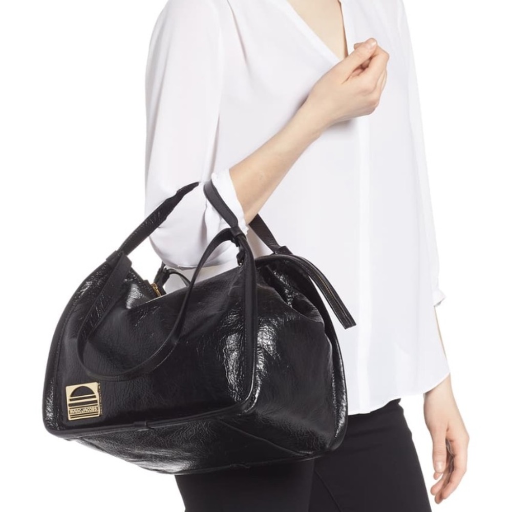 Marc Jacobs black leather Sport Tote